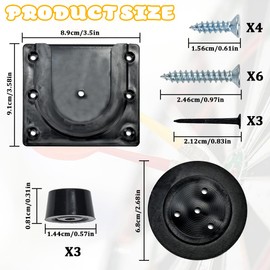 SLTAXAR Dartboard Wall Holder Dartboard Holder Wall Dart Board Wall Holder for Dartboard Dartboard Holders Door Dartboard Holders Bristle Board Wall Mount for Steel Dartboards