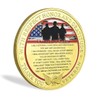 Glamtune US Military Veterans Creed Challenge Coin Thank You for