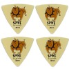 Clayton Spike Ultem Gold Sharp Triangle Guitar Picks 4 Picks