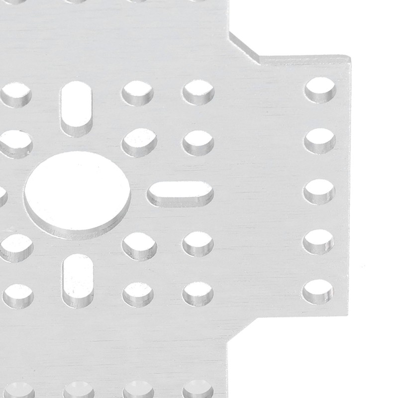 5pcs Hole Pattern Brackets Aluminum Alloy Holes Grid Plates for