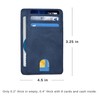 Smart Wallet Faux Leather Slim Wallet for Men & Women