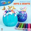 54pk Kids Glitter Tubes in 10 Assorted Vibrant Colours |