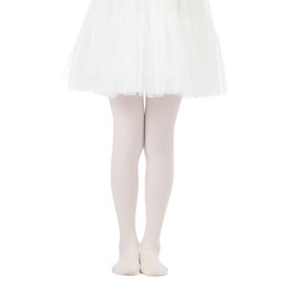 Paralinda Girls Semi-Opaque Tights 50 Den (11-13, Cream)