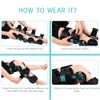 Hinged Rom Knee Brace, Adjustable Post Op Knee Immobilizer for