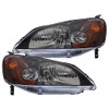 Newmar Ventana 2005-2010 RV Motorhome Pair (Left & Right) Black Headlights Head Lights Front Lamps