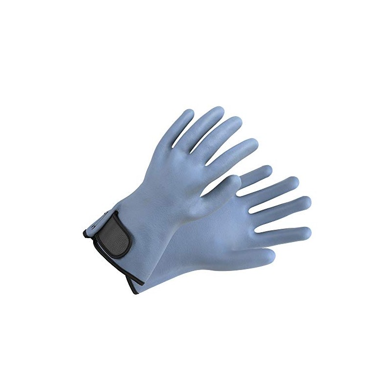 Rostain H-IT09 Long Length Nitrile Maxima Gardening Gloves, Wrist Protection,