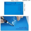 HPFIX Large Heat Resistant Silicone Soldering Mat With Magnetic Notches