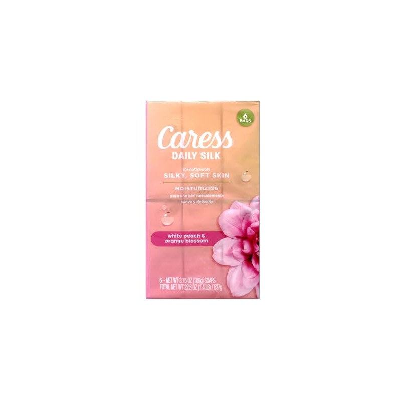 Barra de jabón Caress Daily Silk Beauty para unisex, 6