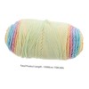 LALAFINA Rainbow Cotton Yarn 5-ply DIY Rope Soft Acrylic Blend