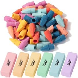 Mr. Pen- Pencil Erasers Set, 66 Pack, Colorful, Latex-Free, No Smudge