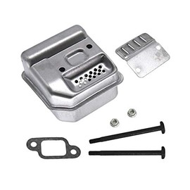Yiekea 1130 140 0600 Exhaust Muffler Kit For Stihl 017, 018, MS170, MS170, MS180, MS170C, MS180C Chainsaws (Muffler Gasket, Cover, Bolts, Nuts)