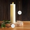 Luminara Classic Slim Flameless LED Candle, Ivory 2" x 7.9",