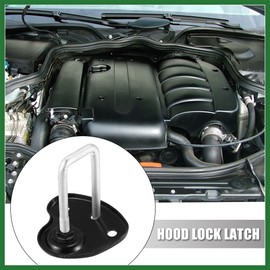 Motoforti 2pcs Car Hood Lock Latch Upper Replacement 51237347412 Metal Long-Lasting