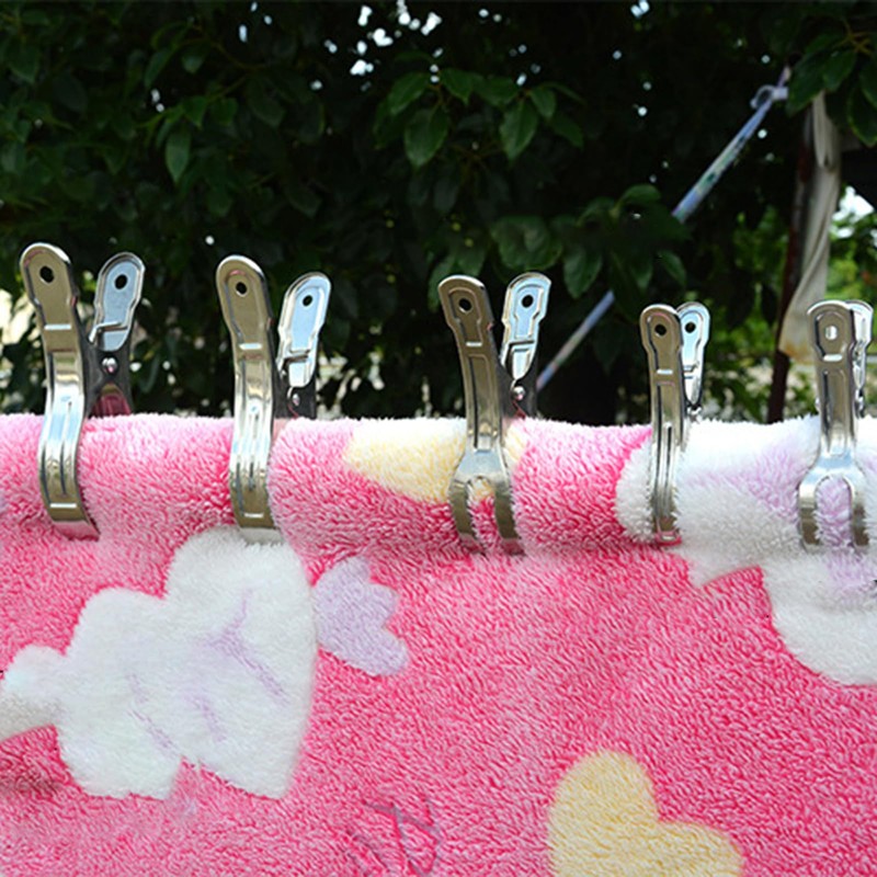 Large Windproof Pegs Beach Towel Clips Holders Quilt Clips –Set
