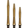 Mission Atom13 Anodised Metal Gripped Gold Dart Shafts Medium