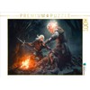 CALVENDO Puzzle Witcher vs. Demon Battle | 1000 Pieces Size