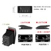 Etopar Car Boat 12V 20A 24V 10A Momentary Red Cover