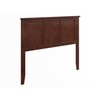 AFI, Madison Full Solid Wood Panel Headboard, Walnut