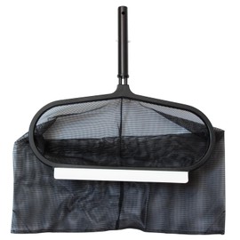 SplashCraft Professional Reinforced Swimming Pool Leaf Rake - Heavy Duty Double Layer Deep Skimmer Net for Pools (ProPlus Reinforced Steel)