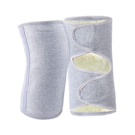 Baluue 1pair Knee Protectors for Outdoor Cycling Warm Leg Sleeves Thick Soft Design for Calf and Knee Comfort for Cold Weather Activities