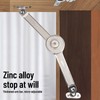 2 Pieces Soft Close Folding Hinge Zinc Alloy Lid Support
