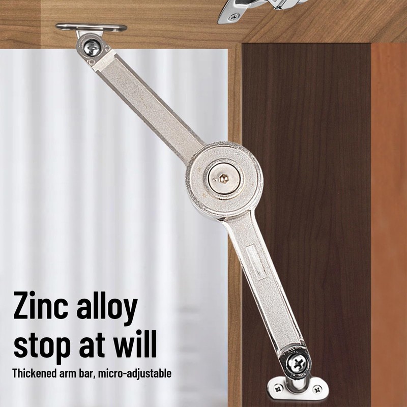 2 Pieces Soft Close Folding Hinge Zinc Alloy Lid Support