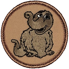 Shaggy Elephant Patrol Patch - 2" Diameter Round Embroidered Patch (Sew-on)