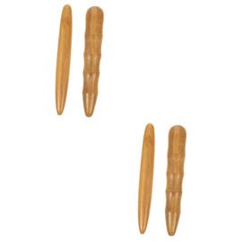 Baluue 2sets Therapy Trigger Point Treatment Massage Wooden Tools Foot Massager Acupoint Massager 2pcs*2