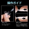 TOMICCA Nail Tips Short Half Tips Matte Nail Tips Half