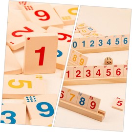 ORFOFE 1 Set Wooden Board Game for Adults Portable Travel Shut The Box Game for Family Gatherings Engaging Entertainment with Dice for Parties and Social Events