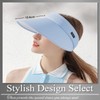 Buzz Selection CAP261 Women's Visor Cap, One Color Hat, Golf,