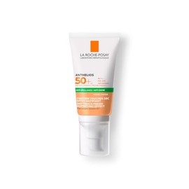 La Roche-Posay Anthelios UVMUNE 400 Oil Control Gel-Crema con Color y FPS 50+, Protector Solar Facial Matificante para Piel Grasa, Resistente al Agua,
