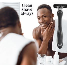 Bic flex 4 Men's Razor (3 pack x2) Women's Razor Blade Hair Remover Manual Shaving 4 Blade Razors for Men Women Adult Comfortable Clean Shave Rasage Extra Doux by TradeProvider®