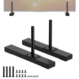 Metal TV Legs for Panasonic TV Stand Base, Only for Panasonic TH-37PA25 TH-37PH9 TH-37PWD5 TH-42PA25 TH-42PH10 TH-42PW5 TH-50PA50 TH-50PH10 TV We Listed Model, with Screws Easy Installation