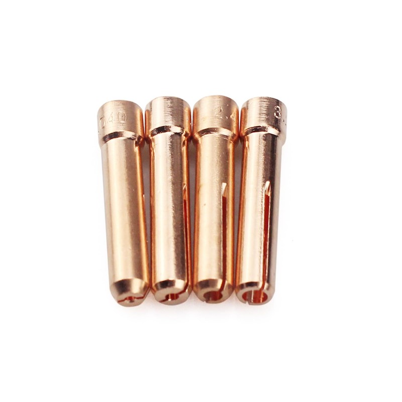 TIANLYLIN 37pcs TIG Gas Lens Collet Body & #12 Glass