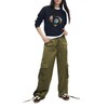 Desigual Donna Felpa con ricami a forma di cuore.