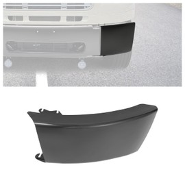 HECASA Front Bumper End Cap Cover Compatible with 2003-2021 Freightliner M2 112 and 106 Models Bumper Corner Steel Powder Coated Black-Left Driver Side