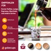 gobecups 100 Disposable Coffee Cups 110 ml / 4 oz
