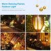 Solar Tiki Torch 43" (Super Large Size) with Flickering Flame,