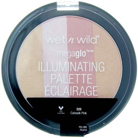 Wet N Wild 3 Pack Wet n Wild MegaGlo Illuminating Palette, Catwalk Pink 320, 0.35 oz