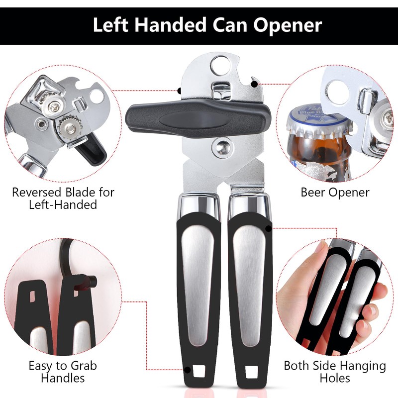 KYDLLF Left Handed Can Opener and bottle bottle openers, Lefty