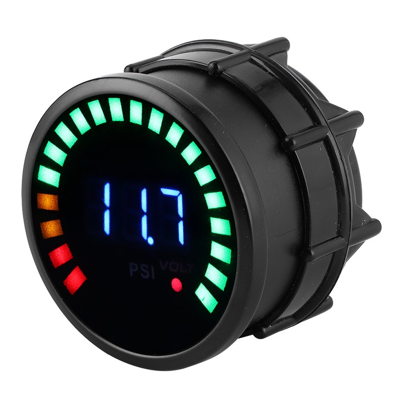 2in Digital Oil Pressure Gauge Meter 0‑120 PSI LED Display
