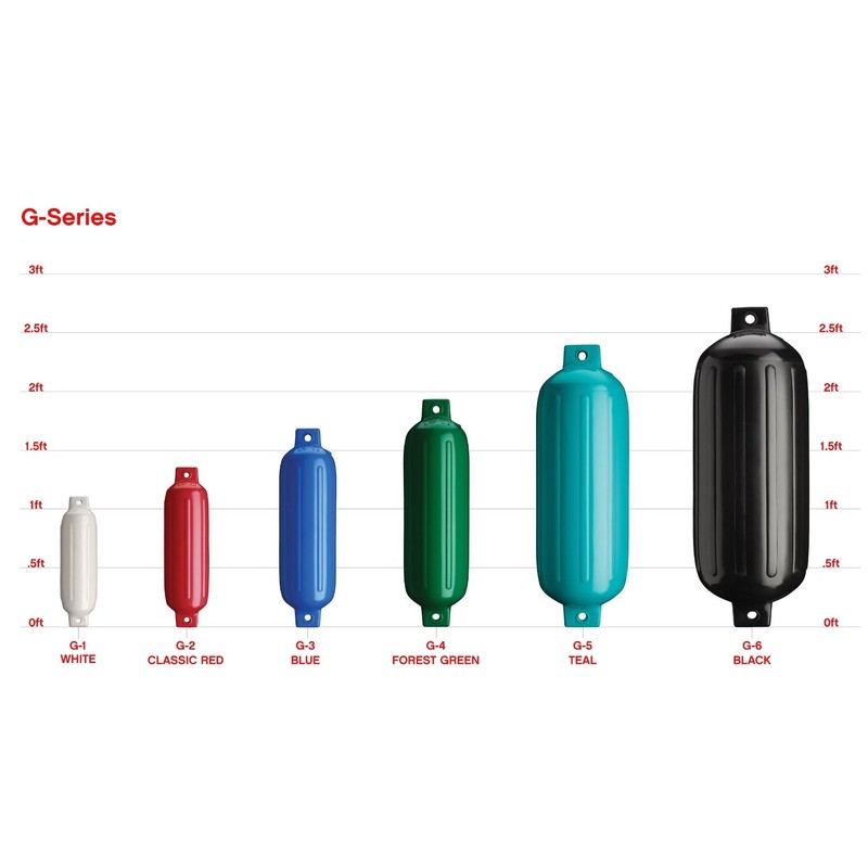 Polyform G-2 Boat Fender White