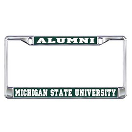 Craftique Michigan State Plate Frame (DOMED MI STATE ALUMNI FRAME (16544))