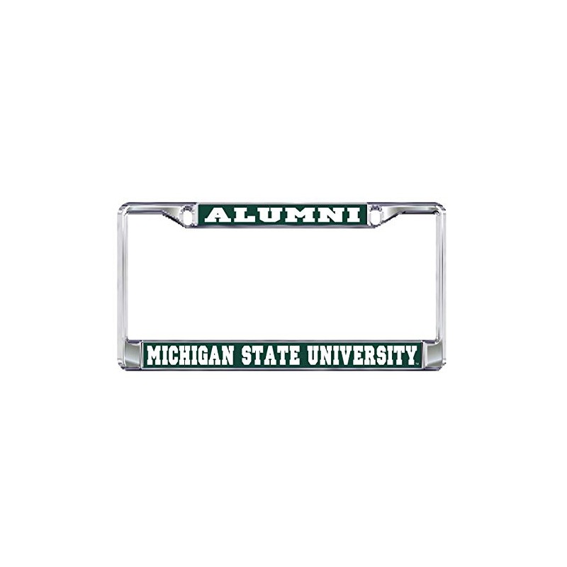 Craftique Michigan State Plate Frame (DOMED MI STATE ALUMNI FRAME