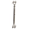 Sunload Shroud Tensioner with Two Fixed Forks, Stainless Steel AISI