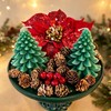 150Pcs Mini Pine Cones for Crafts, 1.18" Natural Pinecones Ornaments