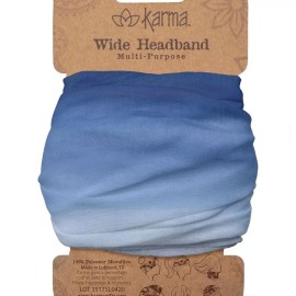 Karma Wide Blue Ombré Headband - #1008