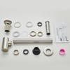 TSIBOMU Bathroom Basin Sink Waste P-Trap Drain Kit, Adjustable Bottle