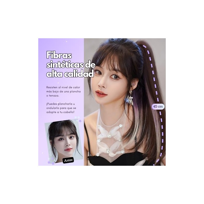 GAIBMAX - Extensiones de cola de caballo para mujer cabello